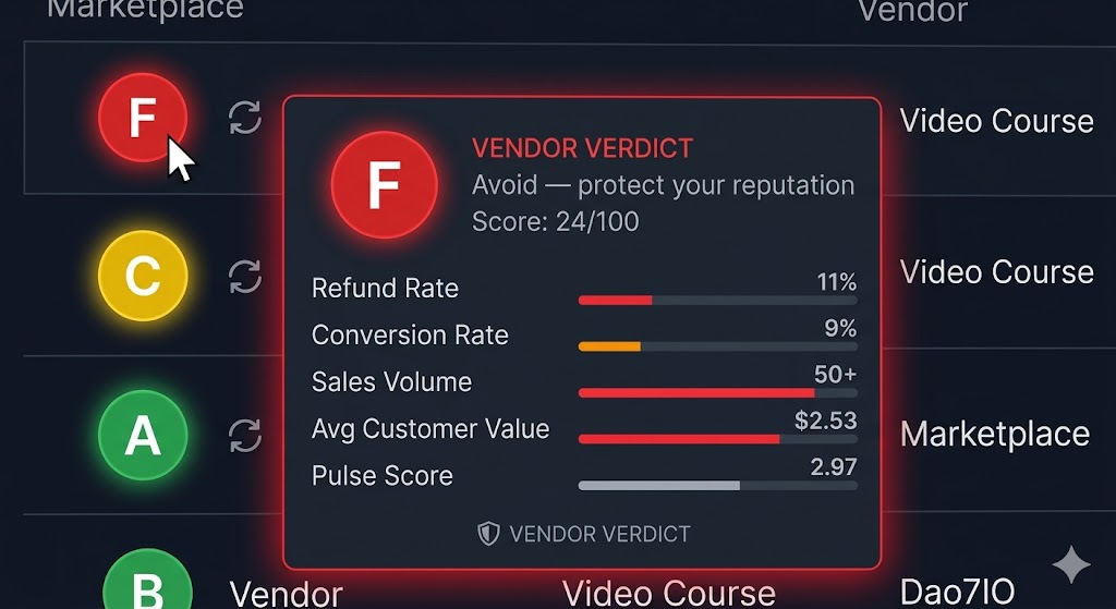Grade F Vendor